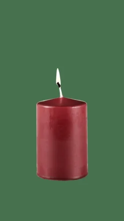 PURE Vela Cilíndrica Rojo Oscuro|CASA Best