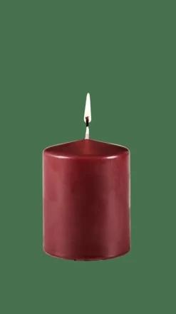 PURE Vela Cilíndrica Rojo Oscuro|CASA Discount