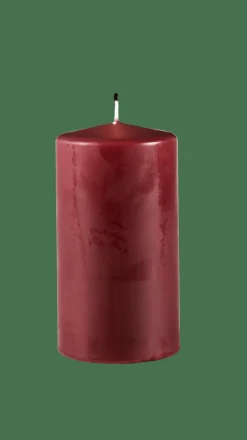 PURE Vela Cilíndrica Rojo Oscuro|CASA New