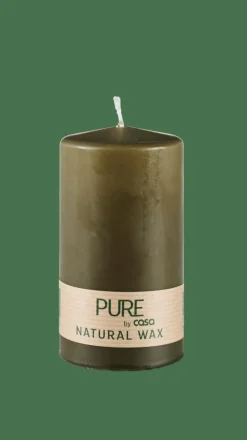 PURE Vela Cilíndrica Verde|CASA New
