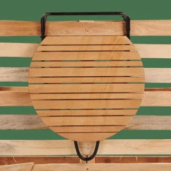 RAVA Mesa Plegable Mesa P/balcón Natural|CASA New