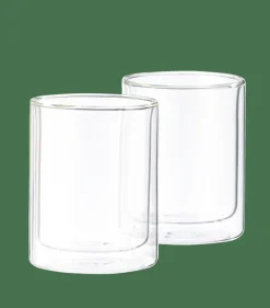 RELAX Vasos De Doble Pared Juego De 2 33 CL Transparente|CASA Sale