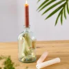 RETRO Florero Botella Transparente|CASA Sale