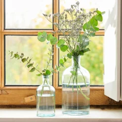 RETRO Florero Botella Transparente|CASA New