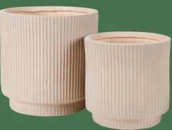 ROMA CREME Macetero Crema|CASA Discount