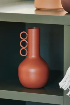 RONDO Florero Terracota|CASA Discount