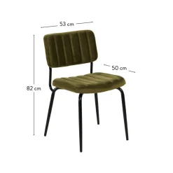 ROXY Silla De Comedor Ancho Asiento: 46 Cm|CASA