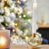 RUSTIC Vela Candelabro Blanco|CASA Discount
