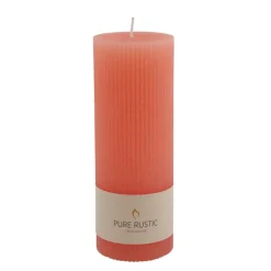 RUSTIC Vela Estriada Naranja|CASA Clearance