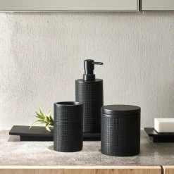 SAMOURAI Jabonera Negro|CASA New