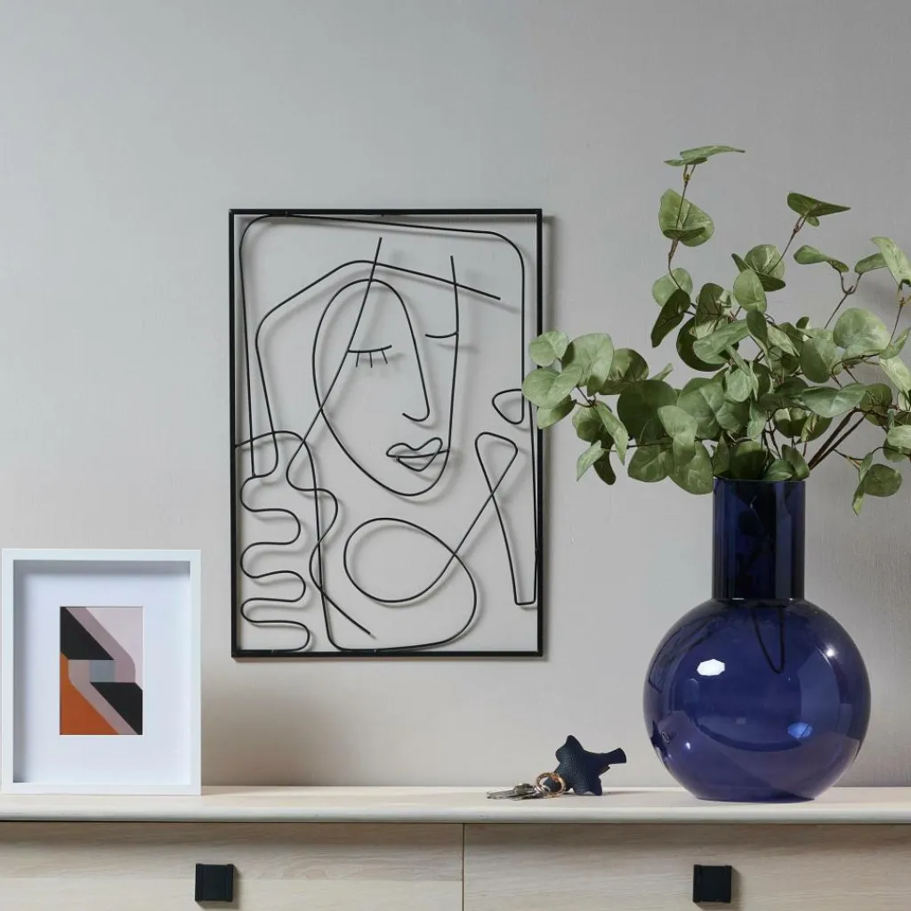 SEÑORITA Decoración De Pared Negro|CASA