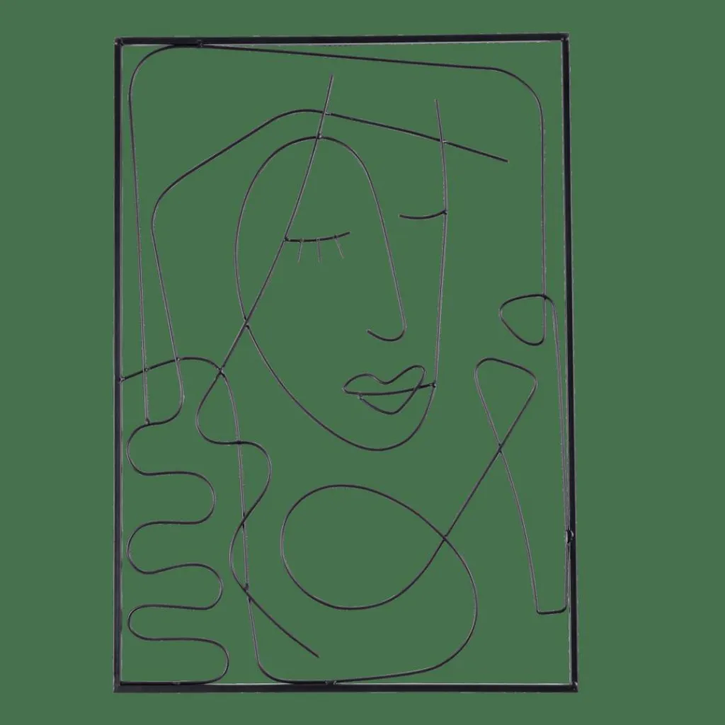 SEÑORITA Decoración De Pared Negro|CASA