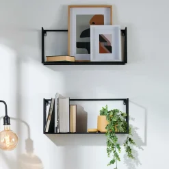 SHORP Estantería Para Colgar Negro|CASA Outlet