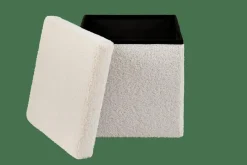 STOR Puf Plegable Función Almac. Blanco|CASA Online