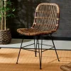 SUMATRA Silla De Comedor Negro, Marrón|CASA Discount