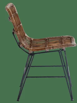 SUMATRA Silla De Comedor Negro, Marrón|CASA Discount