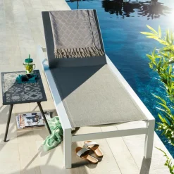 SYDNEY Tumbona Blanco|CASA