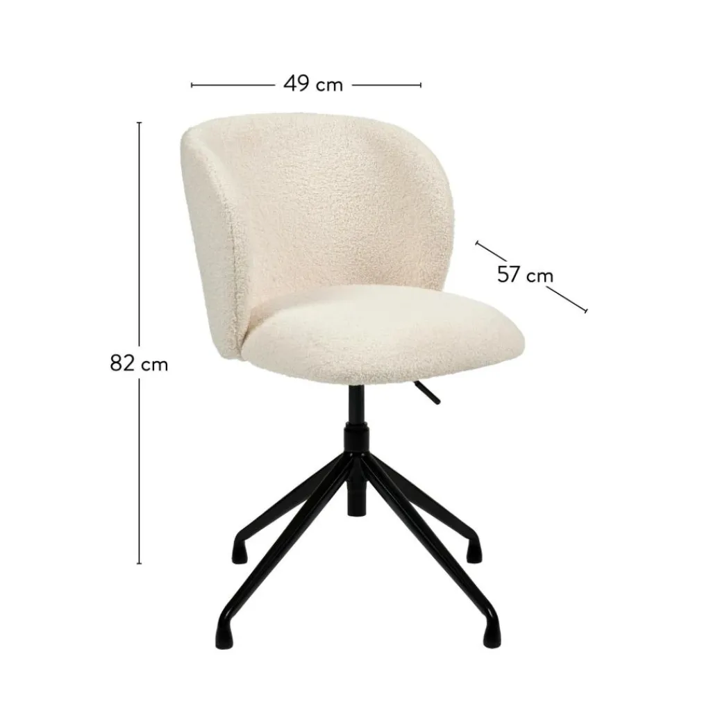 TATE Silla De Oficina Blanco|CASA