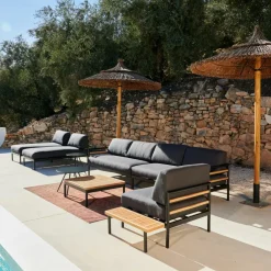 TEAK LUXE Tumbona Natural|CASA