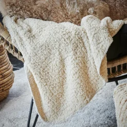 TEDI Cojín Blanco Apagado|CASA