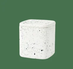 TERRAZZO Soporte De Algodones Blanco|CASA Hot