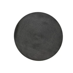 UNI Juego De 20 Servilletas Negro|CASA