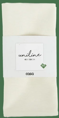 UNILINE Camino De Mesa Blanco Apagado|CASA New
