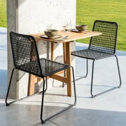 UTAH Mesa Plegable Marrón|CASA Discount