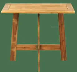 UTAH Mesa Plegable Marrón|CASA Discount