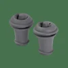 VACUVIN Tapones De Vino Juego De 2 Gris|CASA Sale