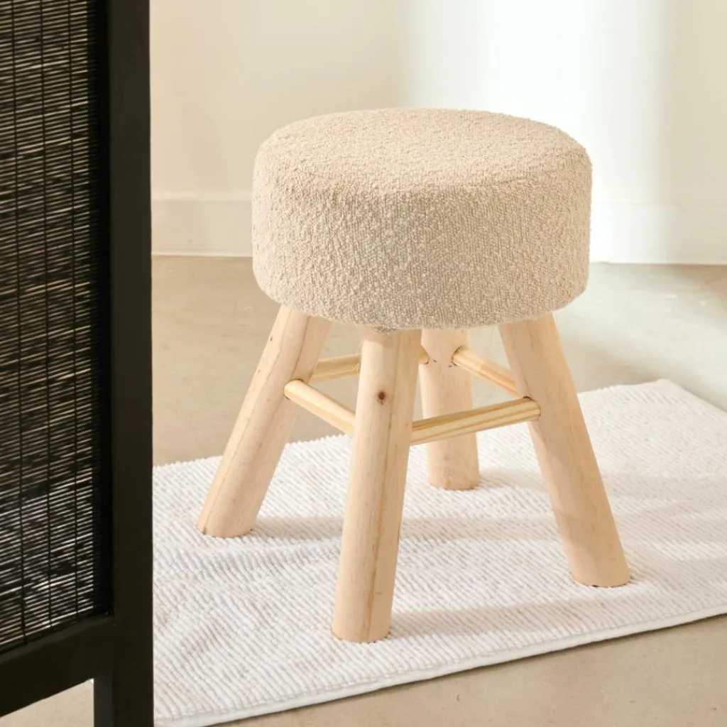 VINCE Taburete Blanco|CASA Outlet