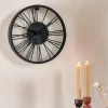 WHEEL Reloj De Pared Negro|CASA Discount