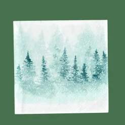 WINTERIDYLL Paquete De 20 Servilletas Verde|CASA Clearance