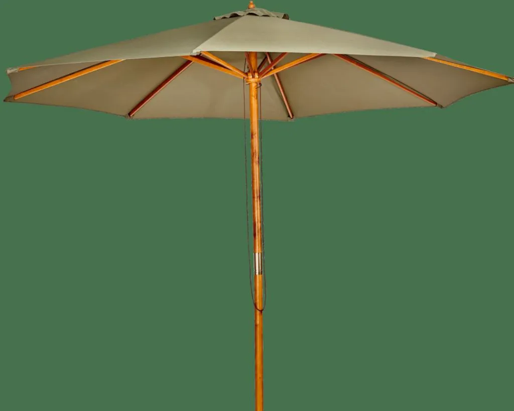 WOOD & VENETO Parasol Set Verde|CASA Best
