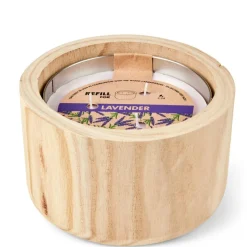 WOOD Recarga Vela De Jardín Morado|CASA Sale