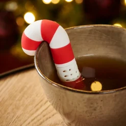 X-MAS CANE Filtro De Té Blanco, Rojo|CASA Hot