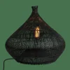 ZALOU Lámpara De Mesa Negro|CASA New